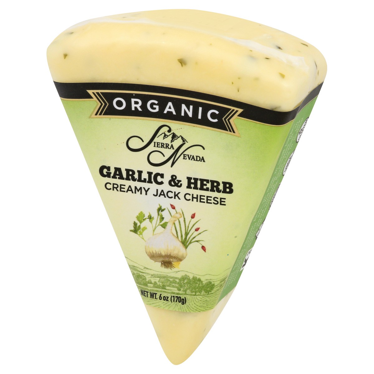 slide 8 of 12, Sierra Nevada Organic Garlic & Herb Creamy Jack Cheese 6 oz, 6 oz