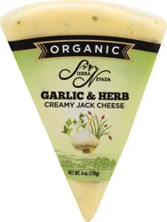 Sierra Nevada Organic Garlic & Herb Creamy Jack Cheese 6 oz