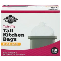First Street 13 Gallon Tall Kitchen Liner