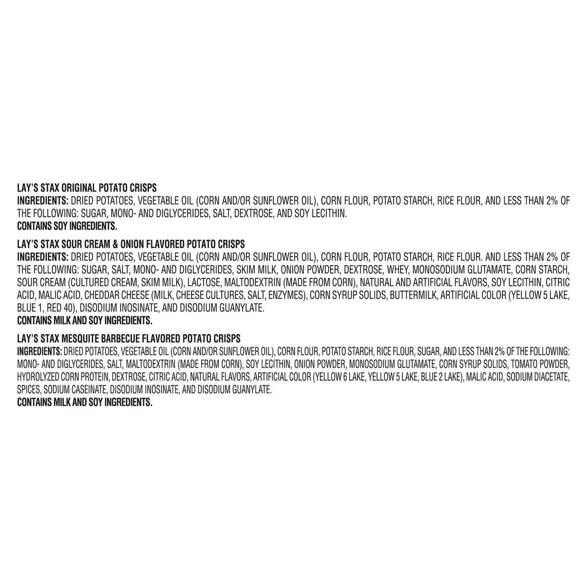 slide 2 of 11, Lay's Stax Potato Crisps Variety 3/4 Oz 12 Count, 12 ct