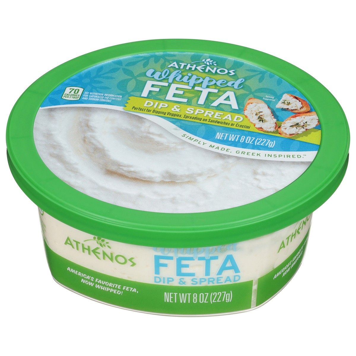 slide 13 of 13, Athenos Traditional Whipped Feta Cheese Dip & Spread 8 oz, 8 oz