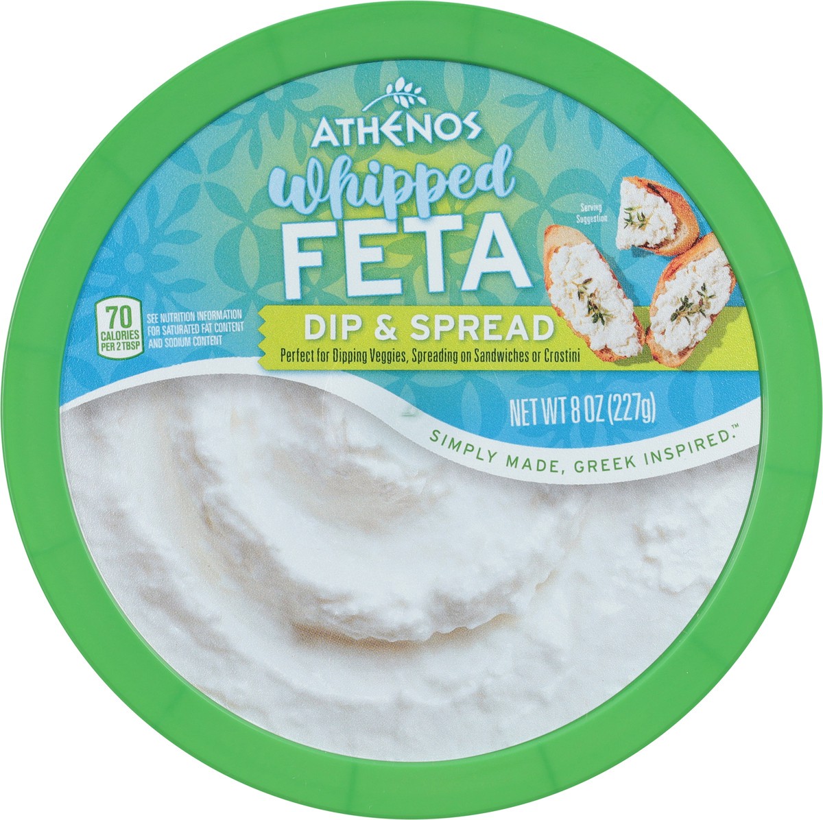 slide 10 of 13, Athenos Traditional Whipped Feta Cheese Dip & Spread 8 oz, 8 oz