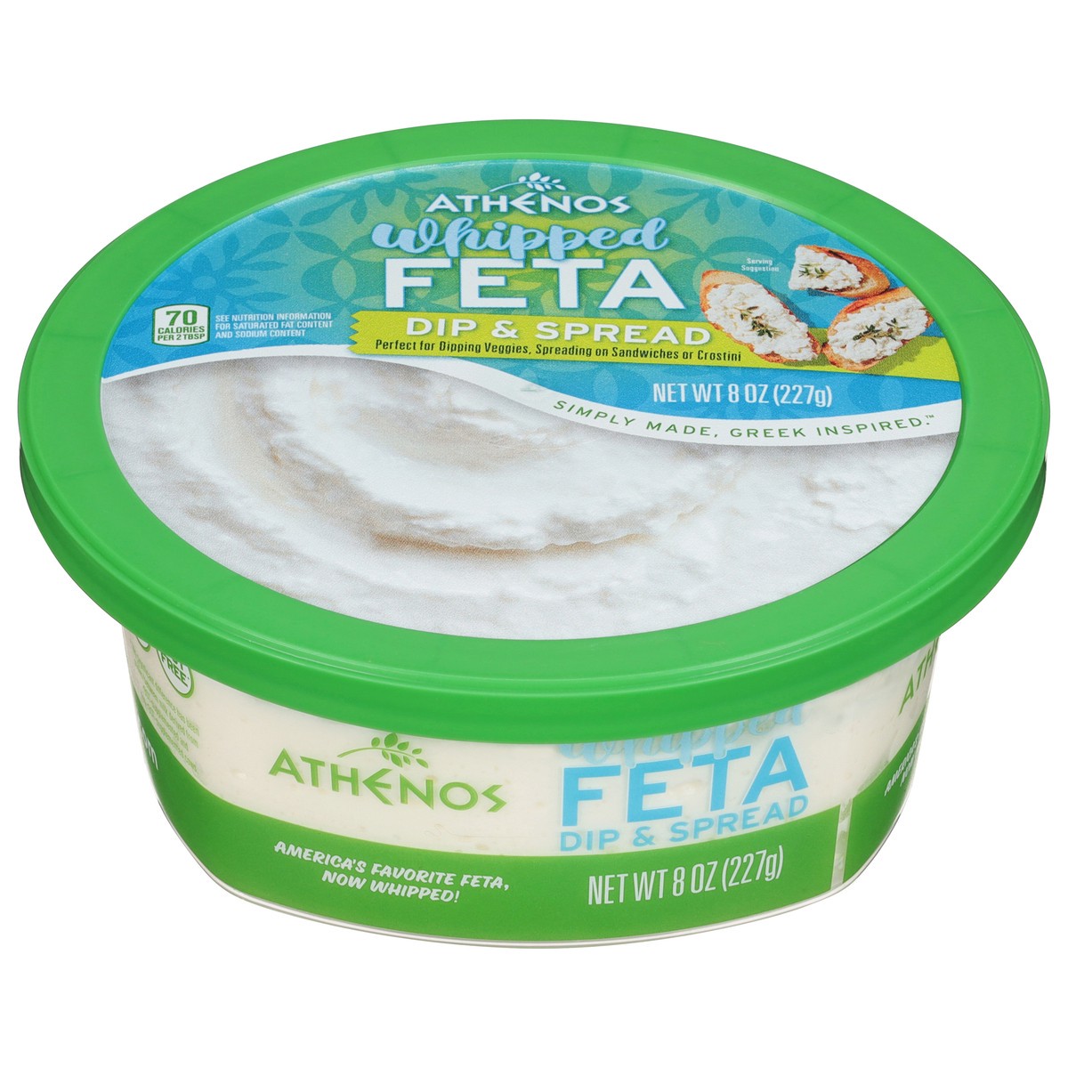 slide 2 of 13, Athenos Traditional Whipped Feta Cheese Dip & Spread 8 oz, 8 oz