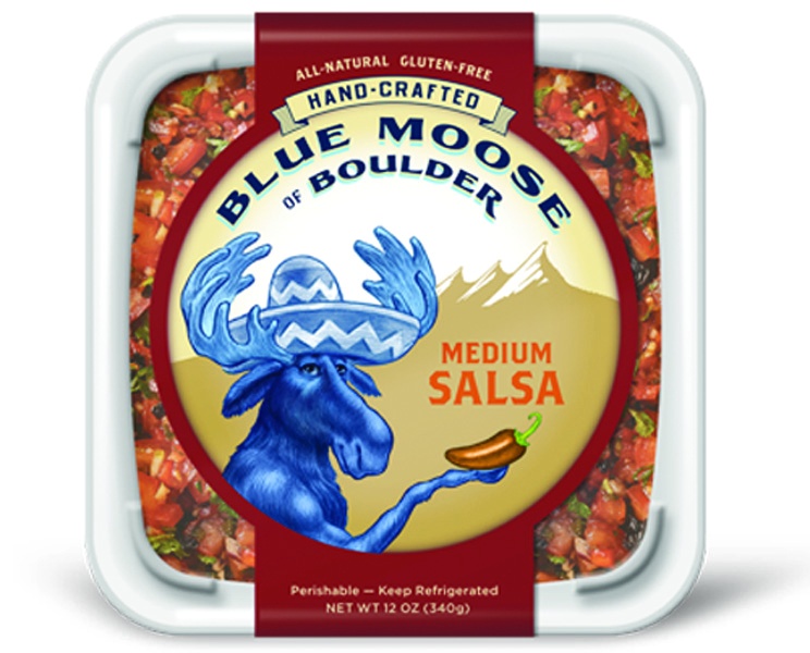 slide 1 of 1, Blue Moose of Boulder Medium Salsa, 12 fl oz