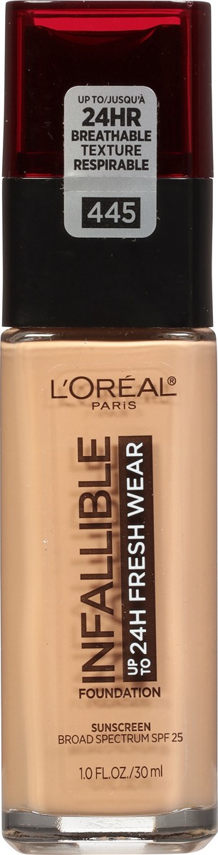 slide 4 of 12, L'Oréal Paris Infallible 24 Hour Fresh Wear Lightweight Foundation - Natural Buff, 1 fl oz