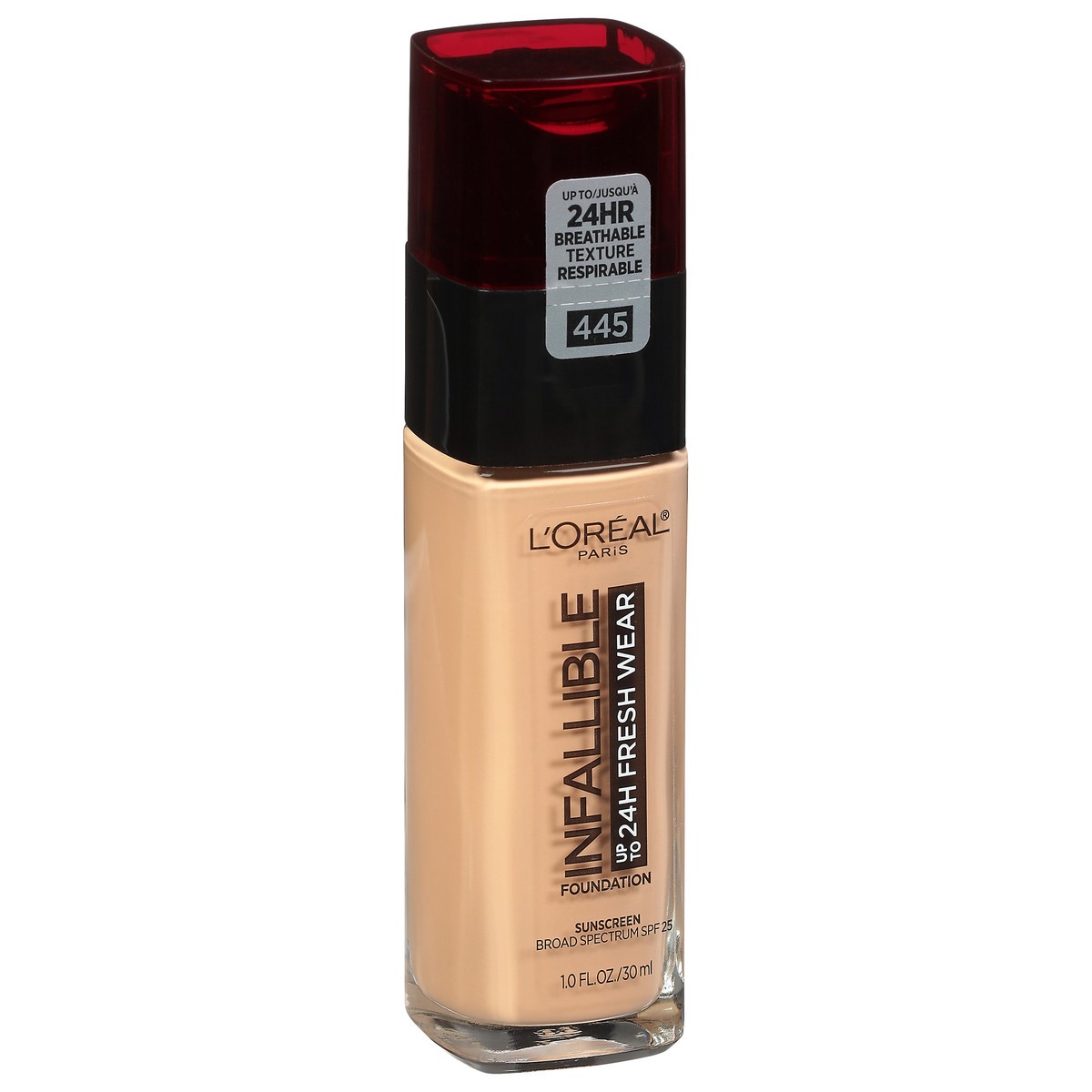 slide 9 of 12, L'Oréal Paris Infallible 24 Hour Fresh Wear Lightweight Foundation - Natural Buff, 1 fl oz