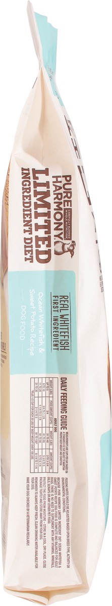 slide 3 of 9, Pure Harmony Super Premium Limited Ingredient Diet Ocean Whitefish & Sweet Potato Recipe Dog Food 12 lb, 12 lb