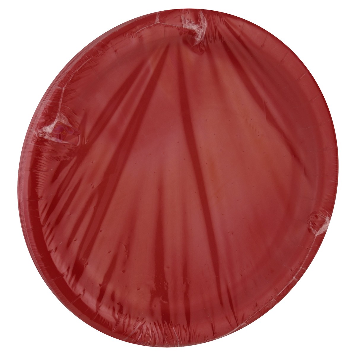 slide 2 of 8, Touch of Color Dinner Plate Red, 24 ct