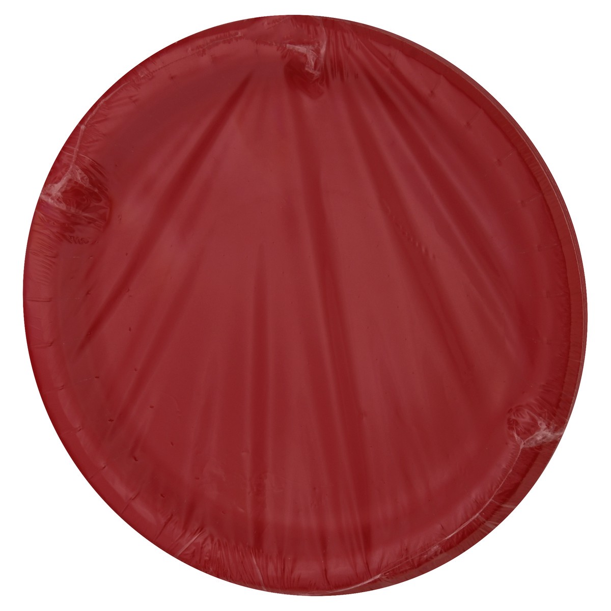 slide 3 of 8, Touch of Color Dinner Plate Red, 24 ct