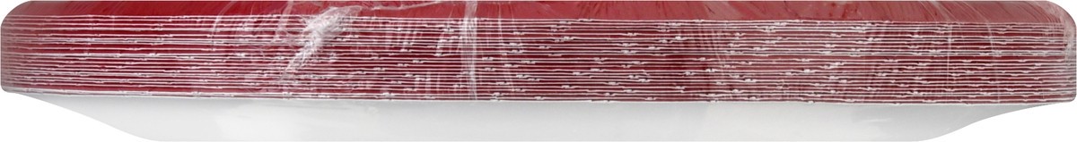 slide 6 of 8, Touch of Color Dinner Plate Red, 24 ct