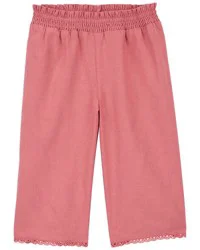 Carters Baby Pull-On LENZING ECOVERO Wide Leg Pants Pink 24M