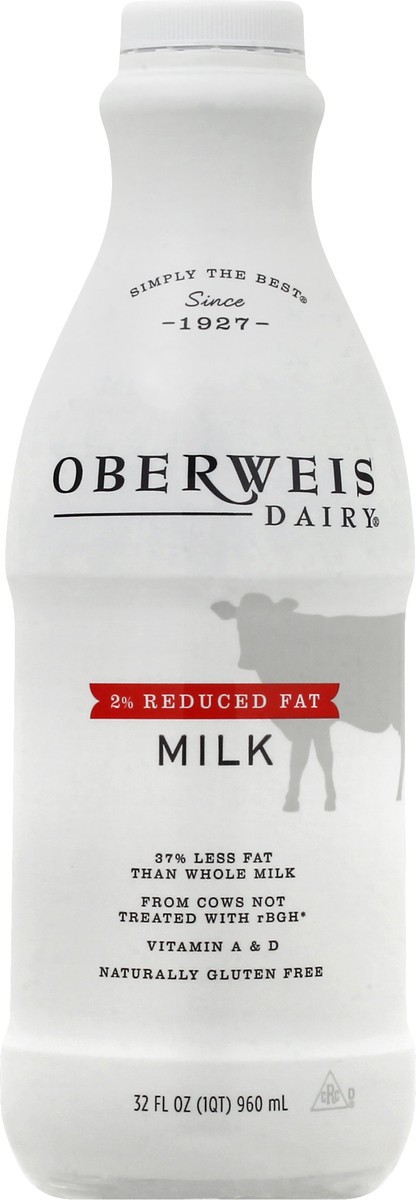 slide 9 of 13, Oberweis 2% Reduced Fat Milk 32 oz, 32 oz