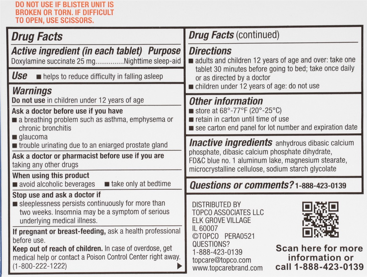 slide 2 of 14, TopCare Top Care Sleep Aid Tablets, 32 ct