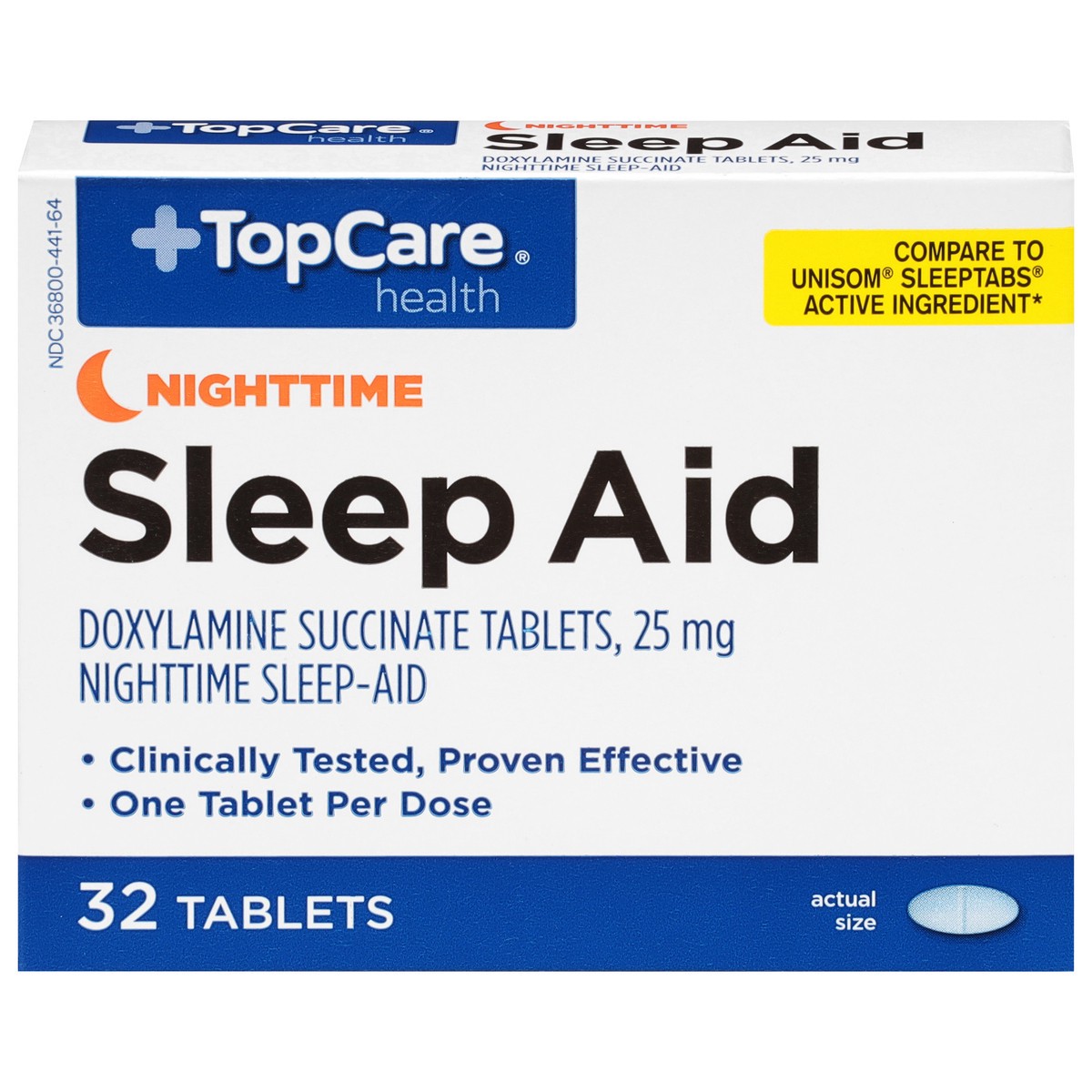 slide 1 of 14, TopCare Top Care Sleep Aid Tablets, 32 ct