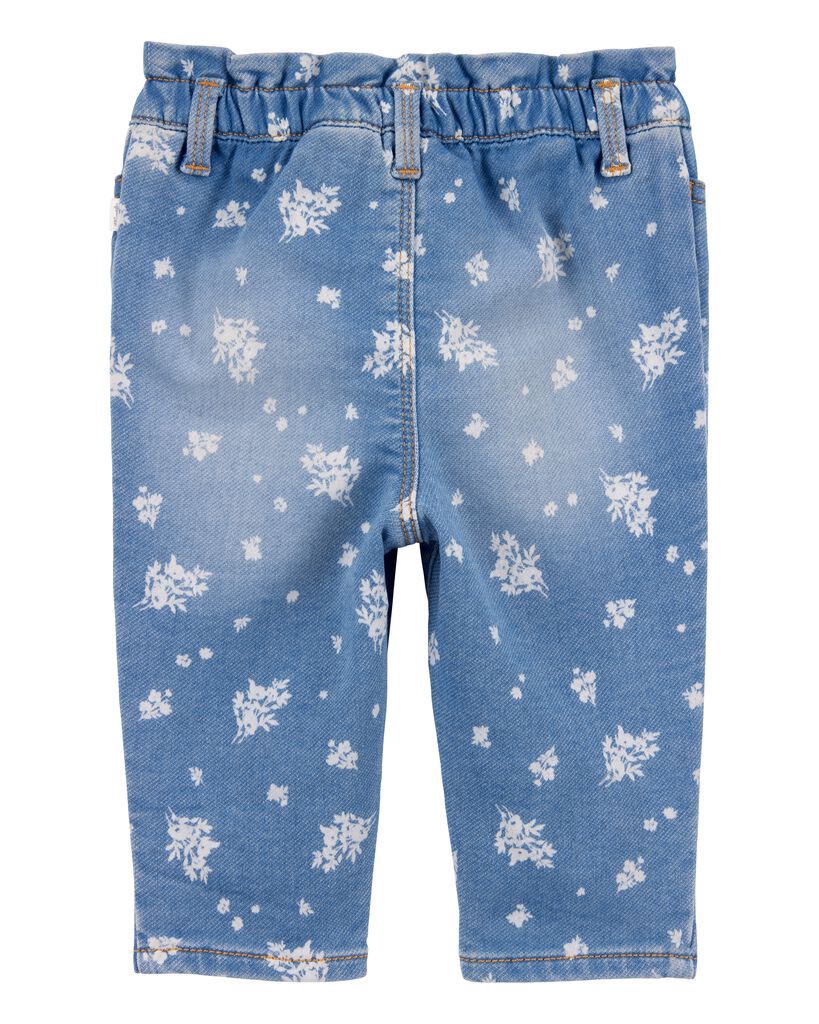 slide 2 of 3, Oshkosh Baby Paperbag Waist Jeans Blue 24M, 1 ct