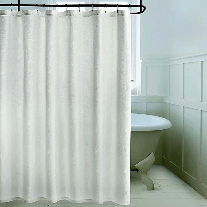 slide 1 of 2, Bee & Willow Home Brookton Shower Curtain - White, 1 ct