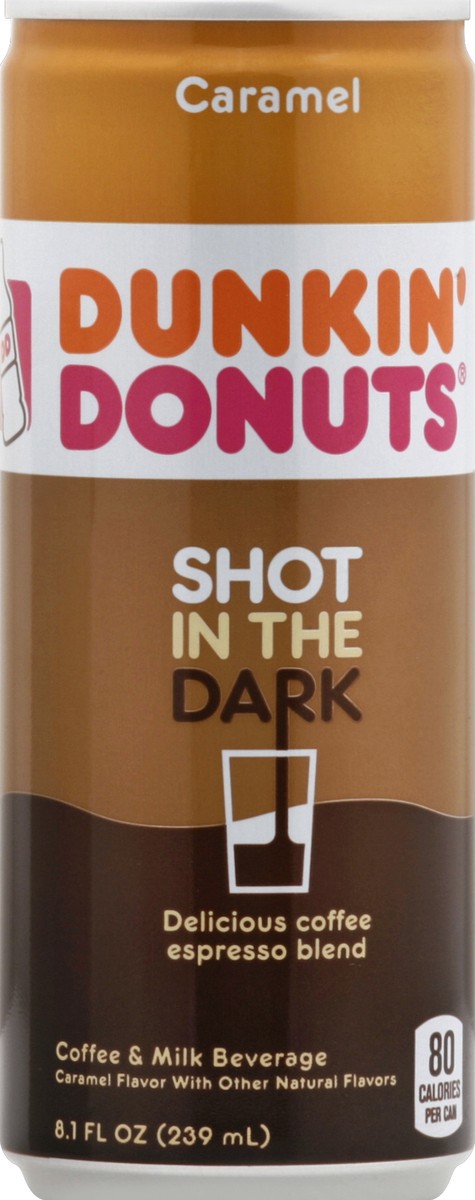 slide 4 of 4, Dunkin' Caramel Shot In The Dark, 8.4 fl oz