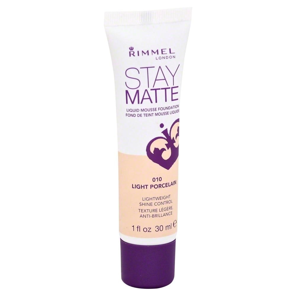 slide 1 of 1, Rimmel Stay Matte Foundation Light Porcelain, 1 ct