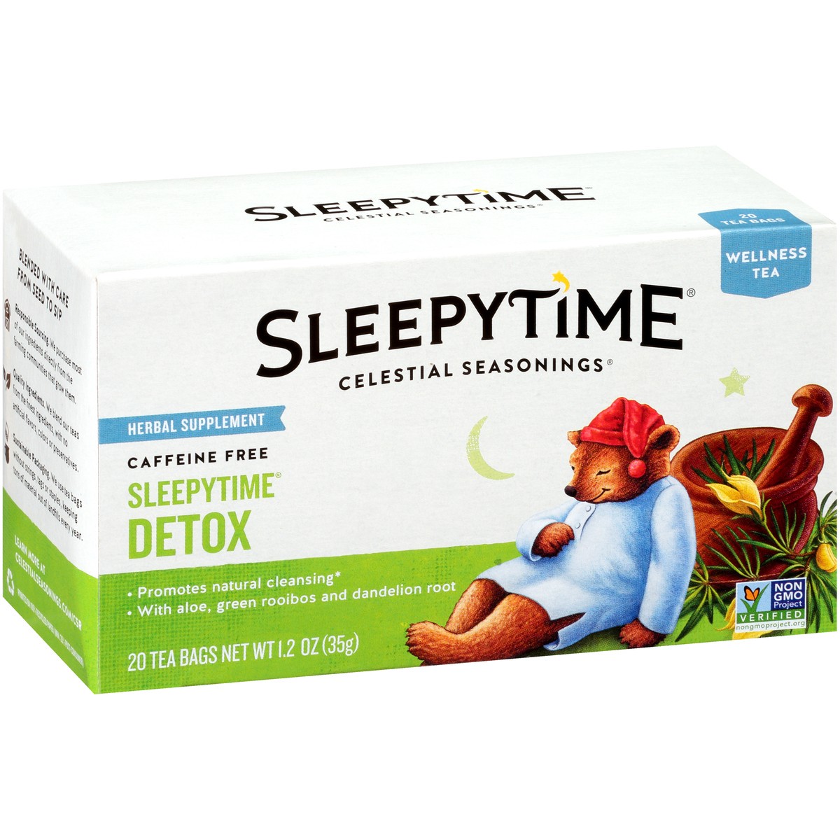 slide 2 of 8, Celestial Seasonings Wellness Sleepytime Detox Tea, 20 ct