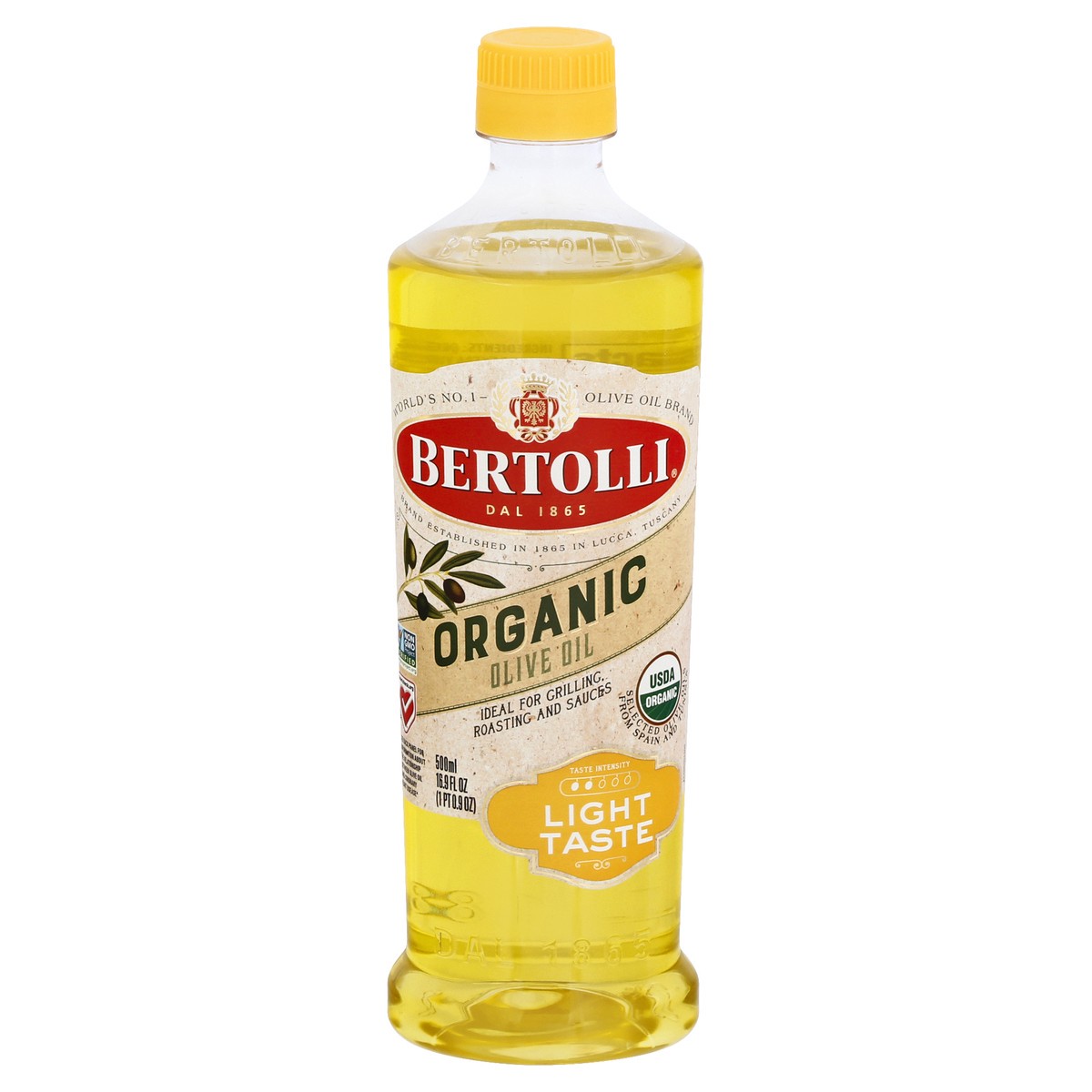 slide 1 of 12, Bertolli Organic Olive Oil 500 ml, 500 ml