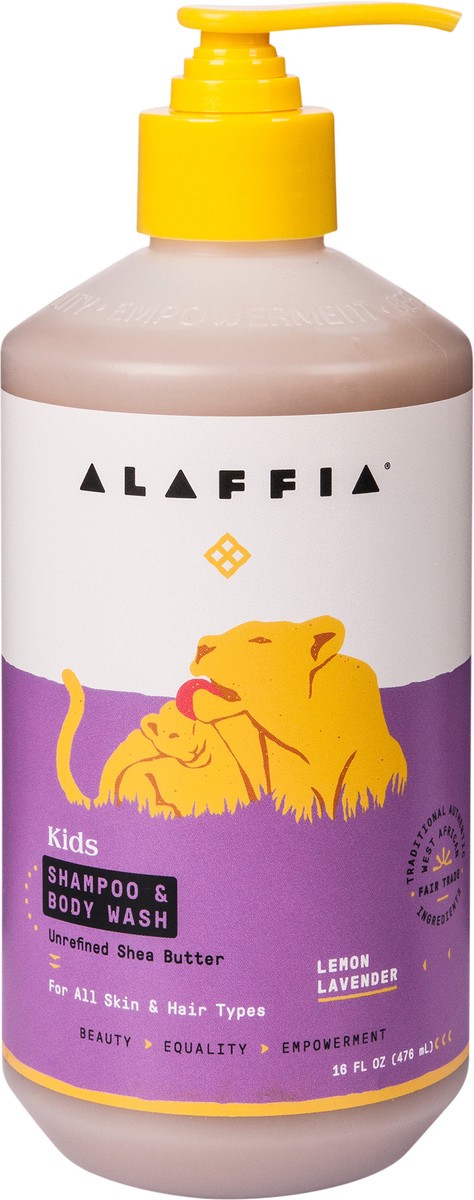 slide 3 of 6, Alaffia Babies & Kids Shampoo & Body Wash,  Lemon Lavender, 16 fl oz