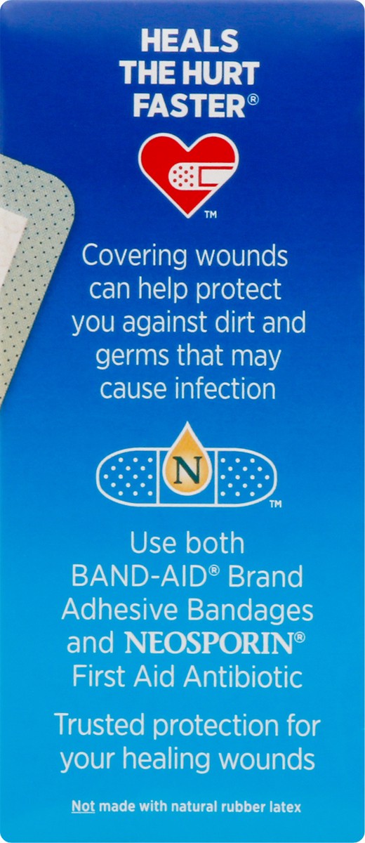 slide 8 of 9, BAND-AID Sheer Strips Assorted Sizes Adhesive Bandages, 