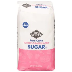 First Street Granulated Sugar - 4 lb