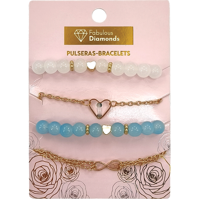 slide 1 of 1, CREATIVE HOME Bracelet 4Pc Set, 5 ct