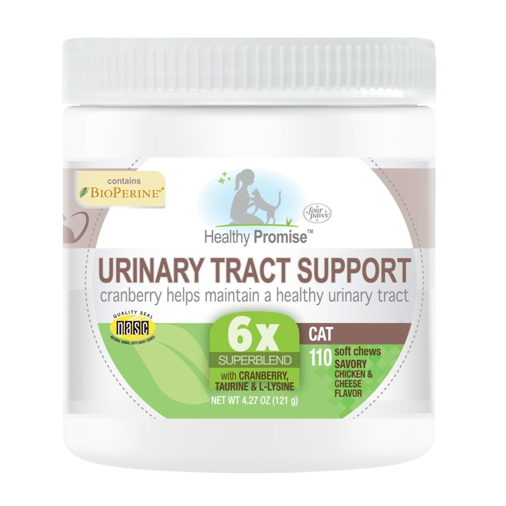 slide 1 of 1, Four Paws Healthy Promise Urinary Tract Support Soft Chews, 110 ct