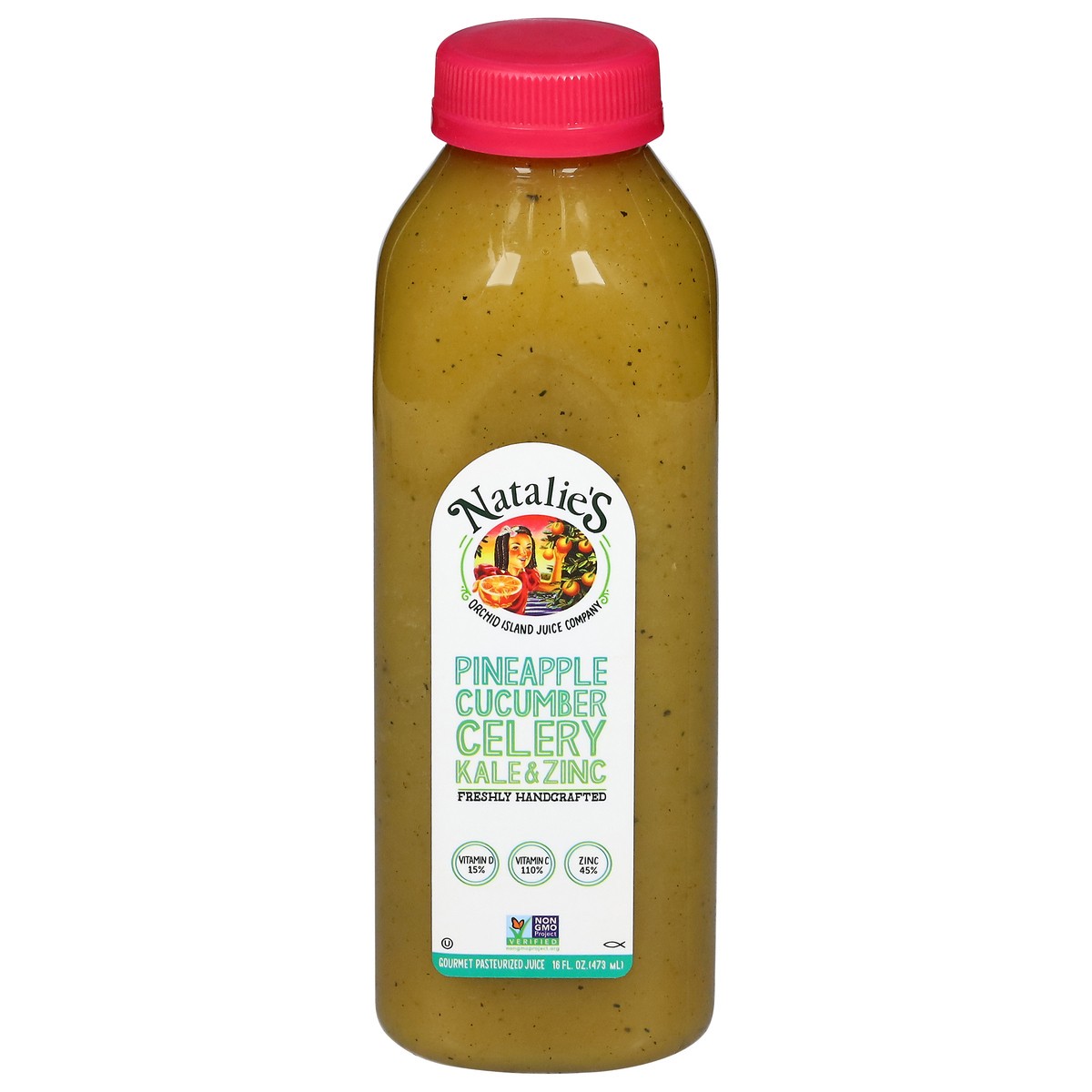 slide 10 of 13, Natalie's Pineapple Kale Zinc Juice - 16 fl oz, 16 fl oz