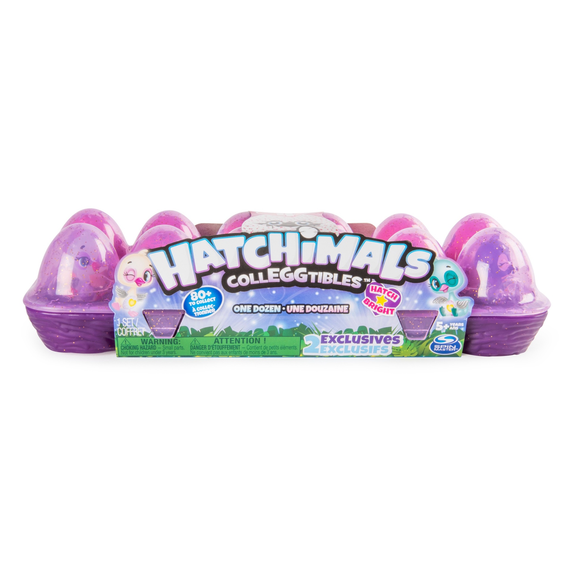 slide 1 of 7, Hatchimals CollEGGtibles Egg Carton with Exclusive Season 4 Hatchimals CollEGGtibles, for Ages 5 and Up (Styles and Colors May Vary), 12 ct