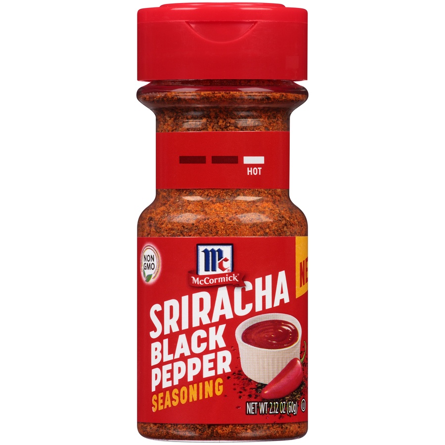 slide 1 of 5, McCormick Sriracha Black Pepper Seasoning, 2.12 oz