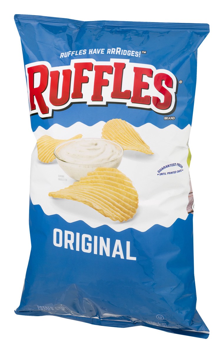 slide 3 of 9, Ruffles Potato Chips, 9 oz