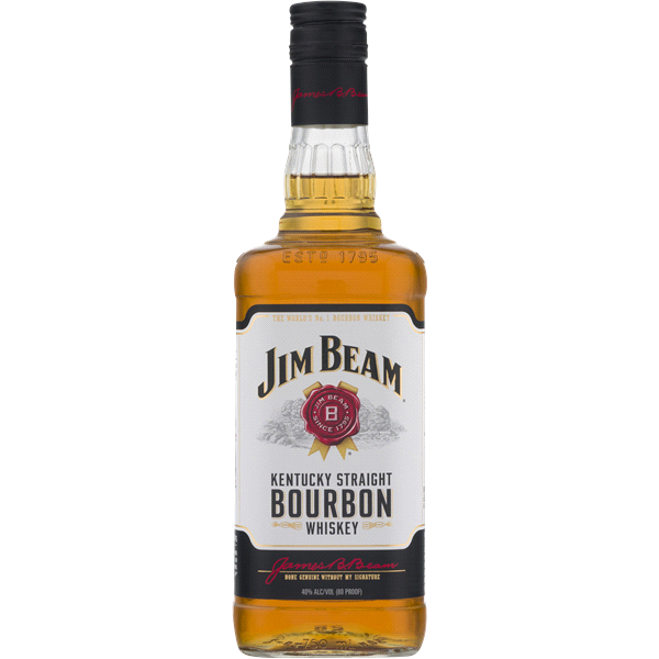 slide 1 of 1, Jim Beam Kentucky Straight Bourbon Whiskey, 750 ml