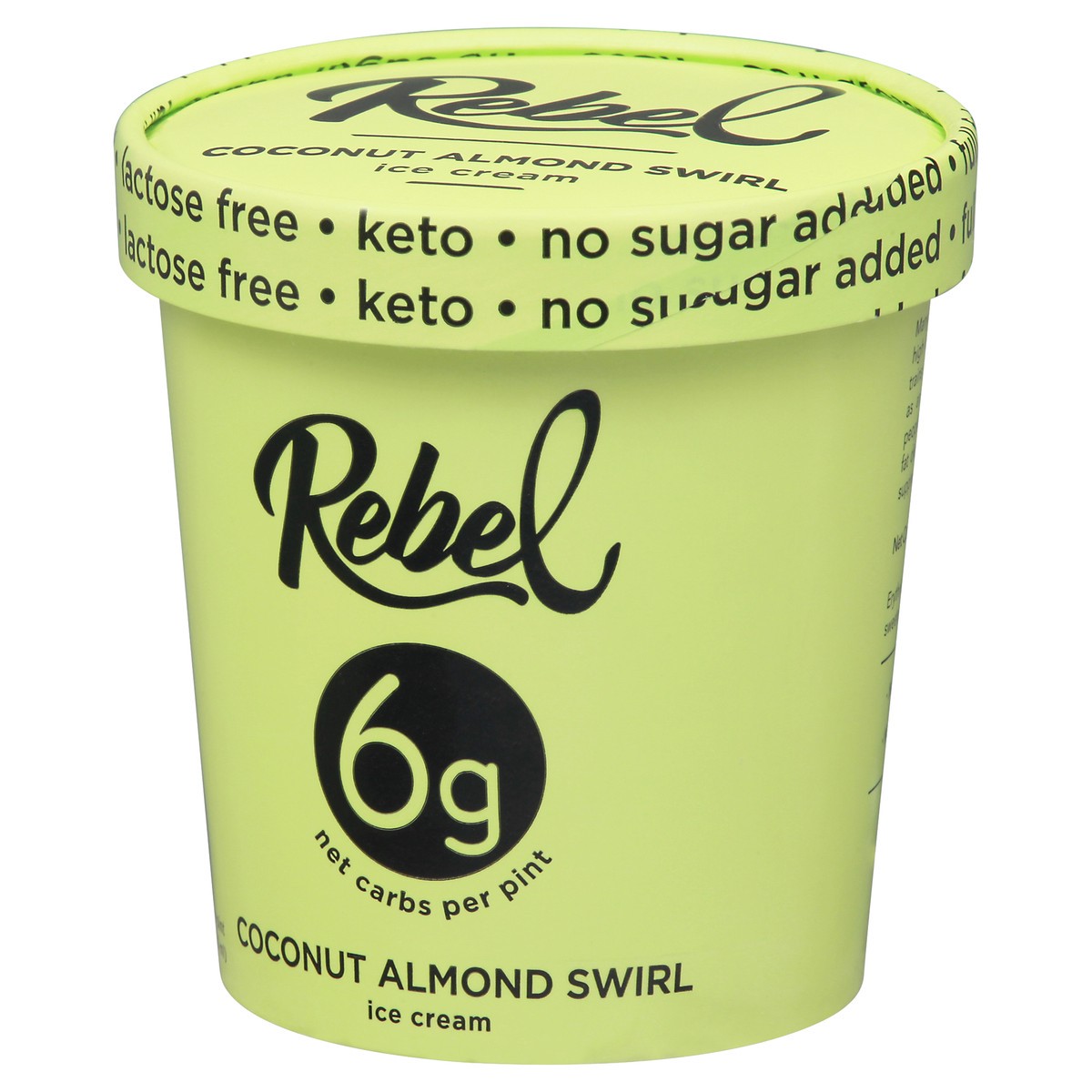 slide 9 of 14, Rebel Coconut Almond Swirl Ice Cream 1 pt, 1 pint