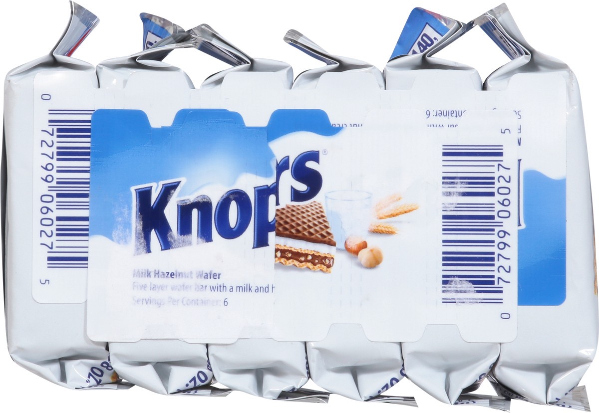 slide 2 of 9, Knoppers Milk Hazelnut Wafers 6 - 0.88 oz Bars, 6 ct