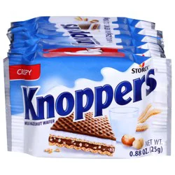 Knoppers Milk Hazelnut Wafers - 6 - 0.88 oz Bars