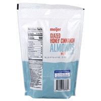 slide 3 of 5, Meijer Honey Cinnamon Glazed Whole Almonds, 14 oz