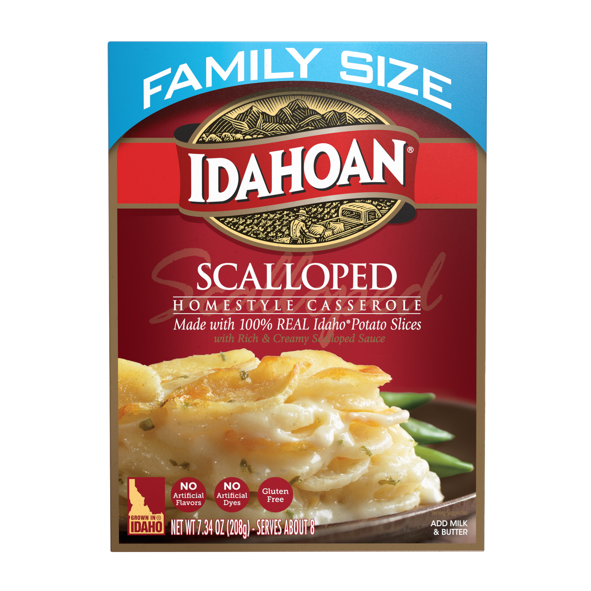 slide 3 of 4, Idahoan Scalloped Casserole, Family Size, 7.34 oz