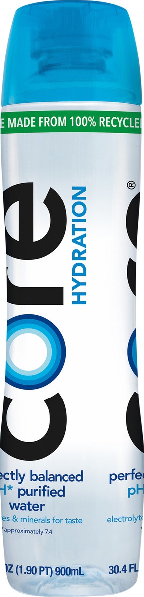 slide 7 of 7, Core Hydration Perfectly Balanced Water, 30.4 fl oz bottle, 30.4 fl oz