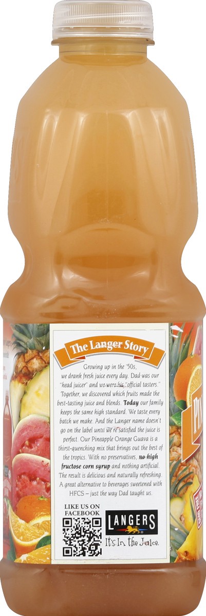 slide 4 of 5, Langers Tropical Pineapple Orange Guava Juice - 64 fl oz, 64 fl oz