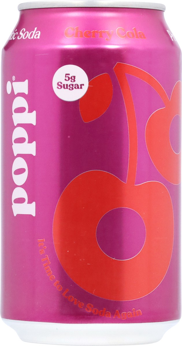 slide 2 of 13, Poppi Cherry Cola Prebiotic Soda 12 fl oz, 12 fl oz