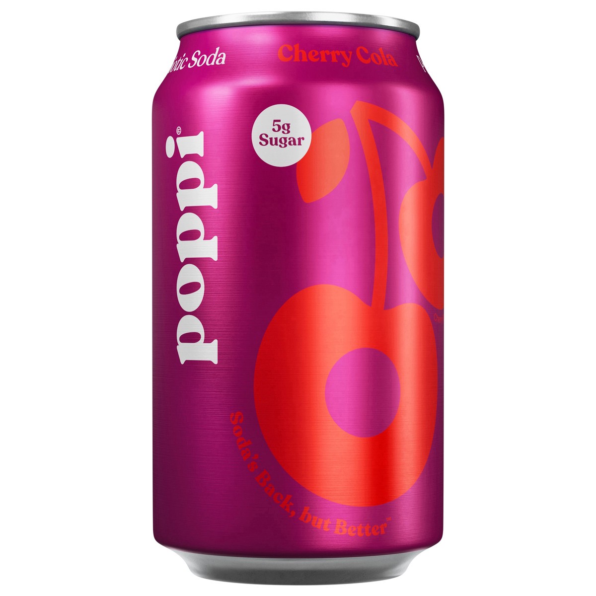 slide 1 of 13, Poppi Prebiotic Soda Cherry Cola Flavored, 12 Fl Oz, 12 fl oz