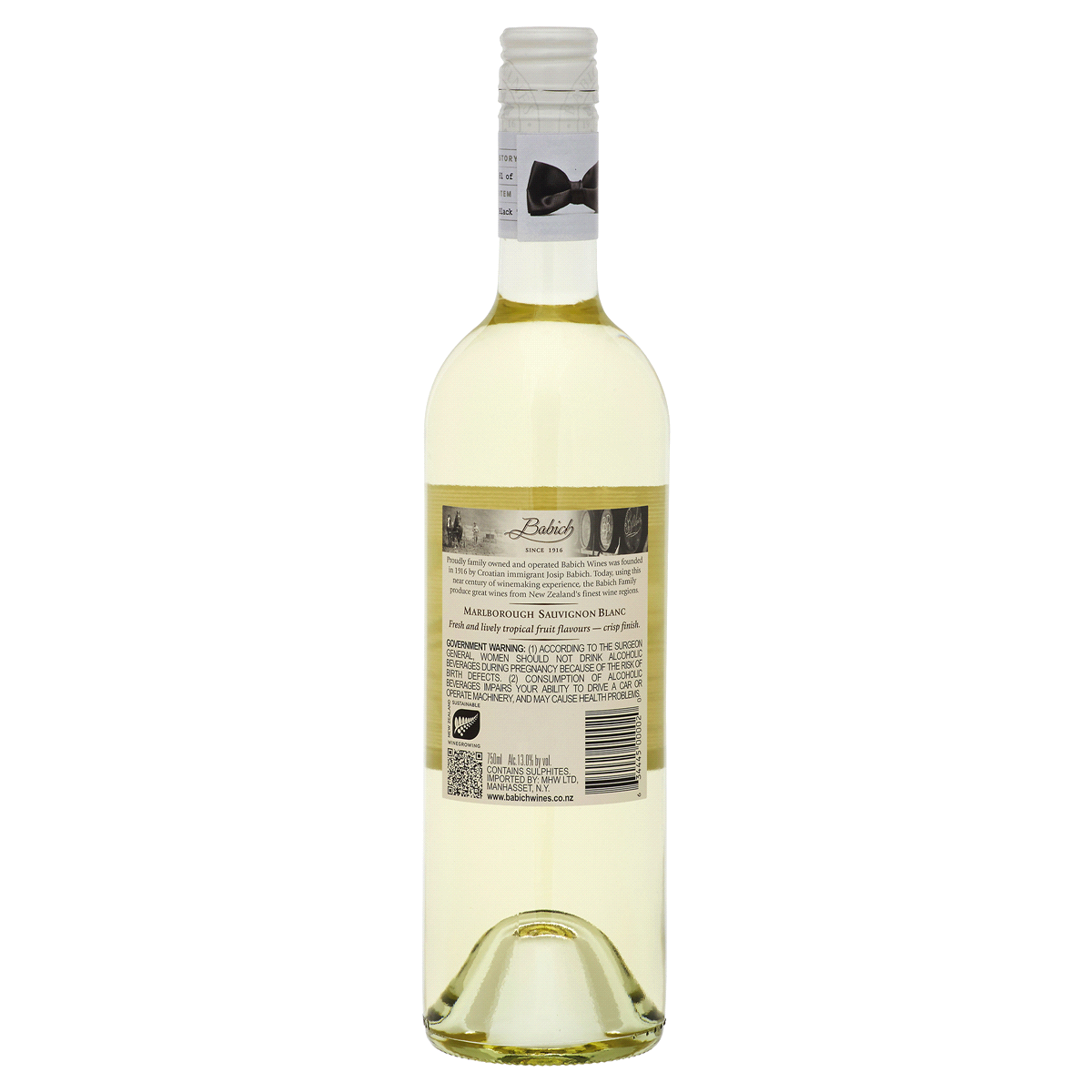 slide 2 of 2, Babich Marlborough Sauvignon Blanc Wine, 750 ml
