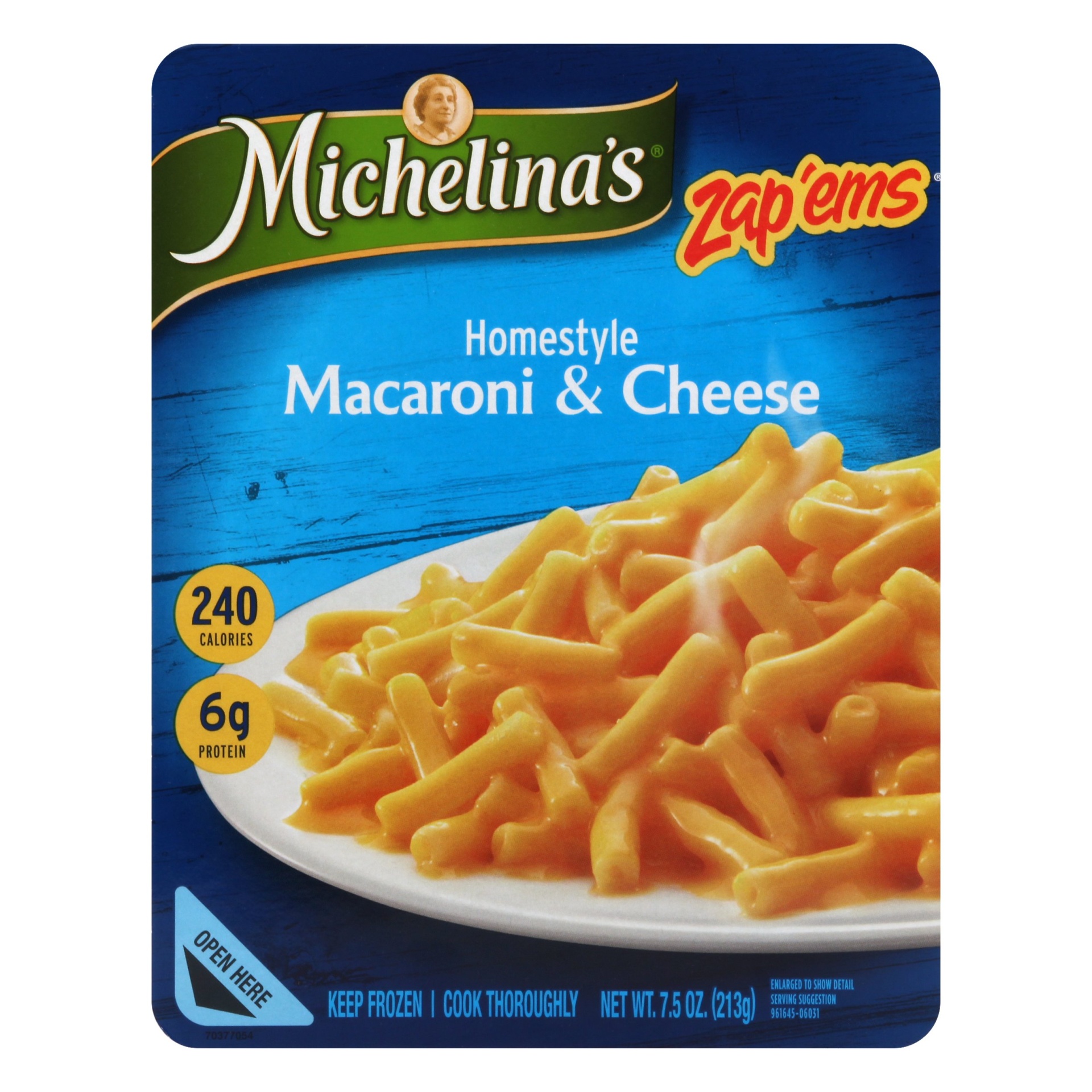 slide 1 of 6, Michelina's Zap'ems Homestyle Macaroni & Cheese, 7.5 oz