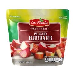 Our Family Sliced Rhubarb