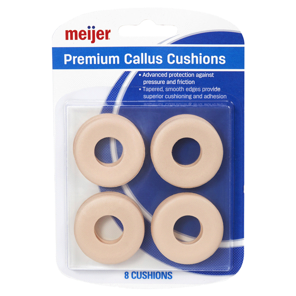 slide 1 of 2, Meijer Advanced Callus Cushions, 8 ct