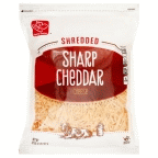 slide 1 of 1, Harris Teeter Shredded Sharp Cheddar Cheese, 32 oz