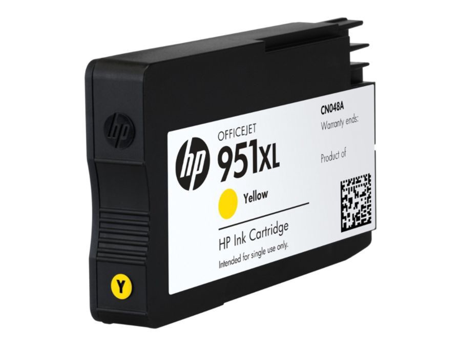 slide 7 of 7, HP 951XL High Yield Yellow Original Ink Cartridge (CN048AN_140), 1 ct