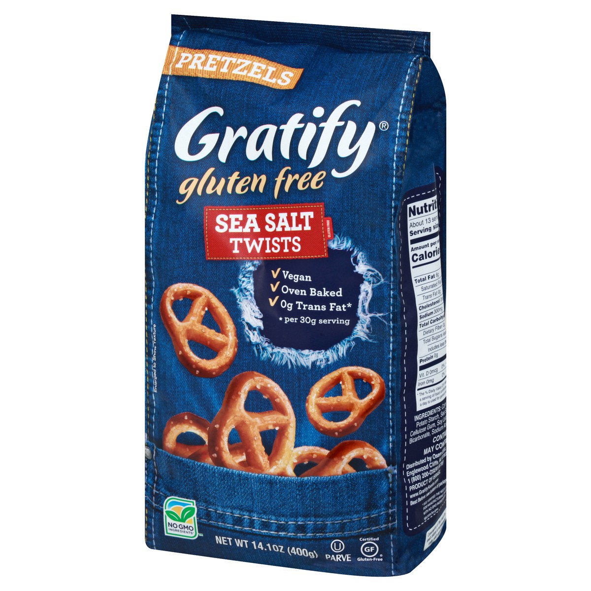 slide 3 of 13, Gratify Gluten Free Pretzel Twist, 14.1 oz